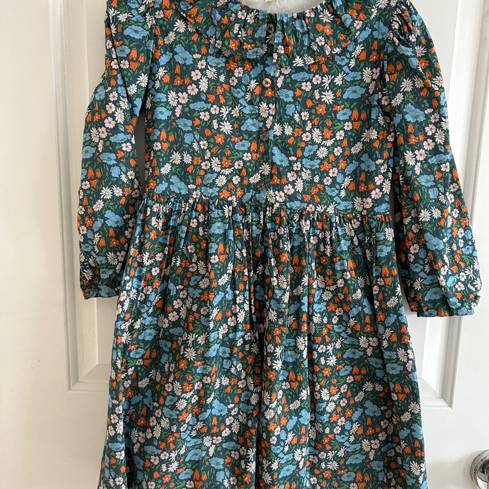 Liberty Floral print dress 7-8Y by Olivier London